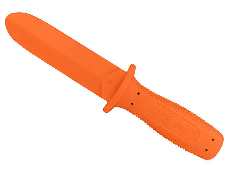 Training knife short, Orange - hard