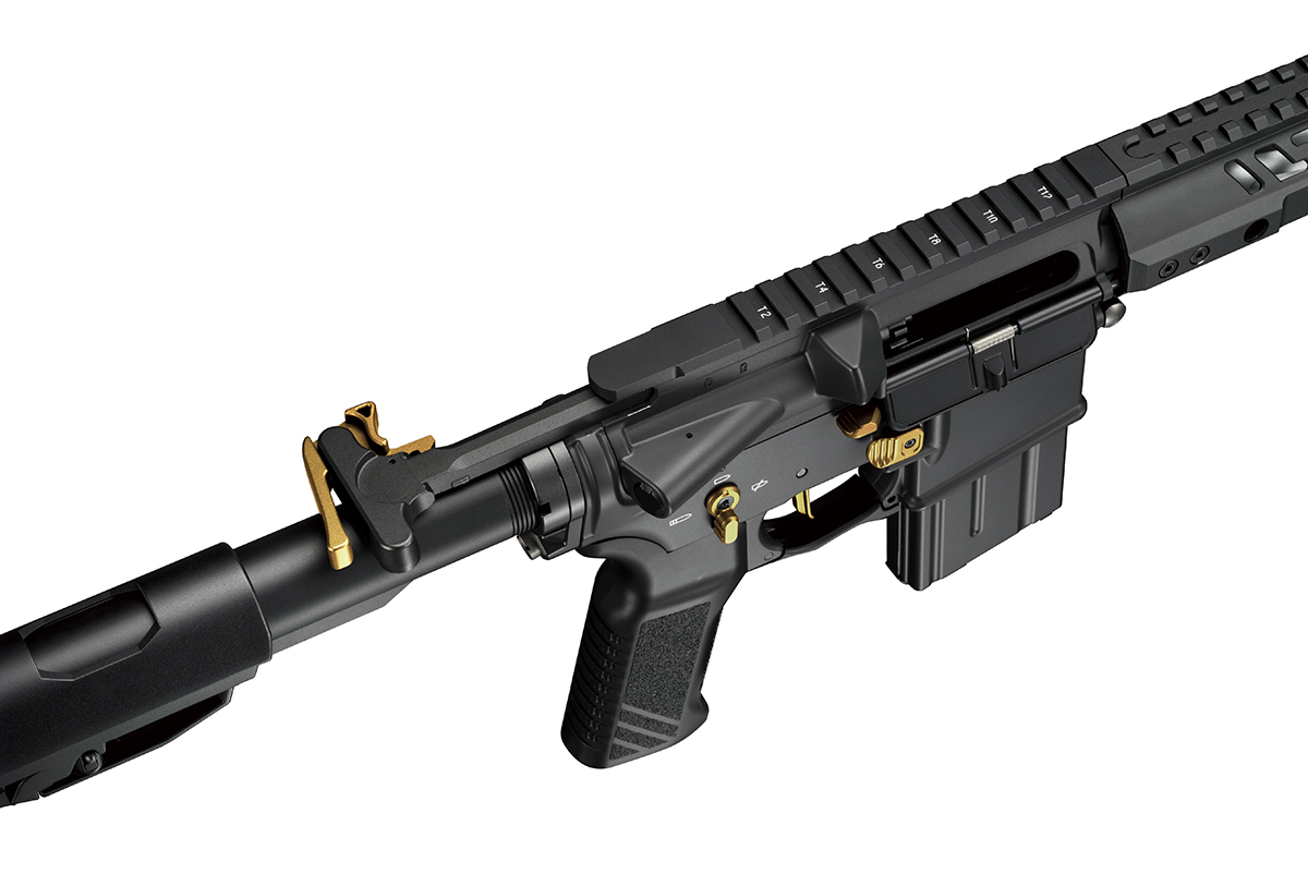 TM Gas Rifle MTR16 ZET System GBBR - Black/Gold (Gold