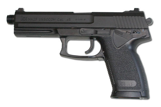 TM Spring Powered Pistol MK23 SOCOM (no markings) - Black