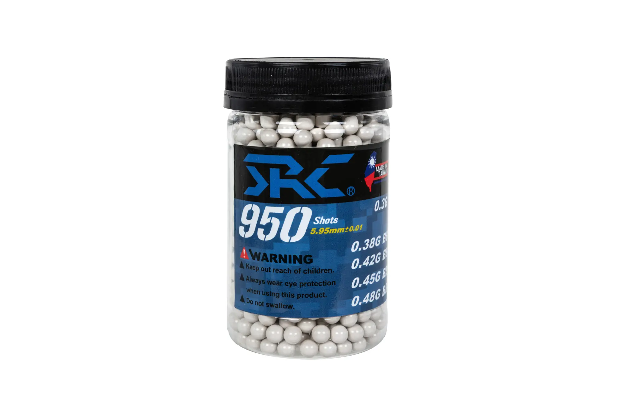 Kulki SRC BIO 0.45g butelka 950 sztuk Białe